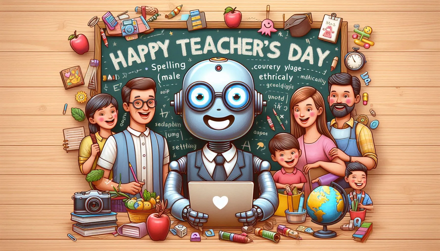 Happy Teacher's Day AI Photo Editing